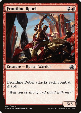 Frontline Rebel [Aether Revolt] | Event Horizon Hobbies CA