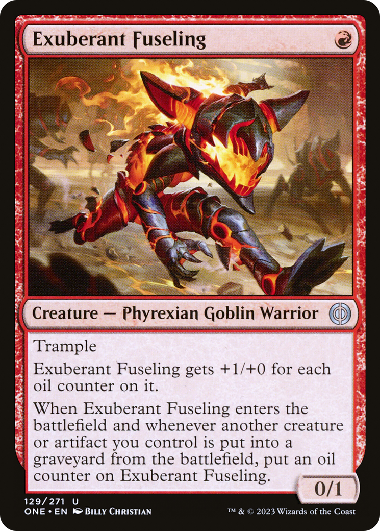 Exuberant Fuseling [Phyrexia: All Will Be One] | Event Horizon Hobbies CA