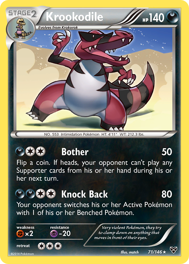 Krookodile (71/146) [XY: Base Set] | Event Horizon Hobbies CA