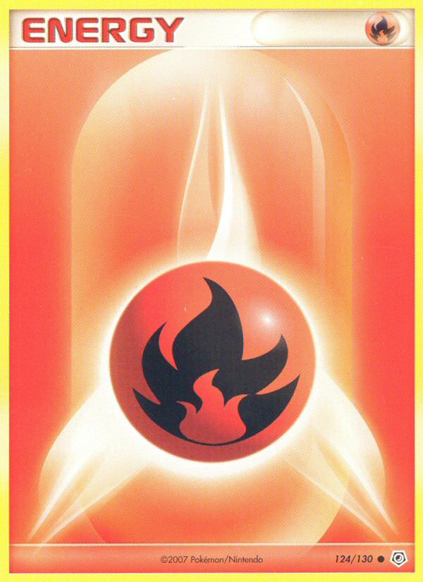 Fire Energy (124/130) [Diamond & Pearl: Base Set] | Event Horizon Hobbies CA