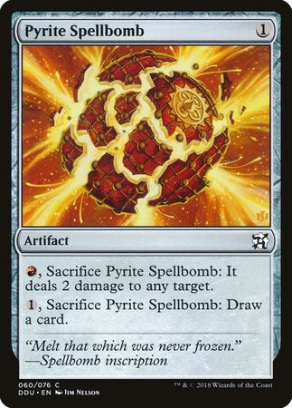 Pyrite Spellbomb [Duel Decks: Elves vs. Inventors] | Event Horizon Hobbies CA