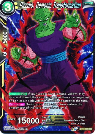 Piccolo, Demonic Transformation (BT11-099) [Vermilion Bloodline 2nd Edition] | Event Horizon Hobbies CA