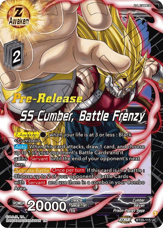 SS Cumber, Battle Frenzy (BT20-115) [Power Absorbed Prerelease Promos] | Event Horizon Hobbies CA