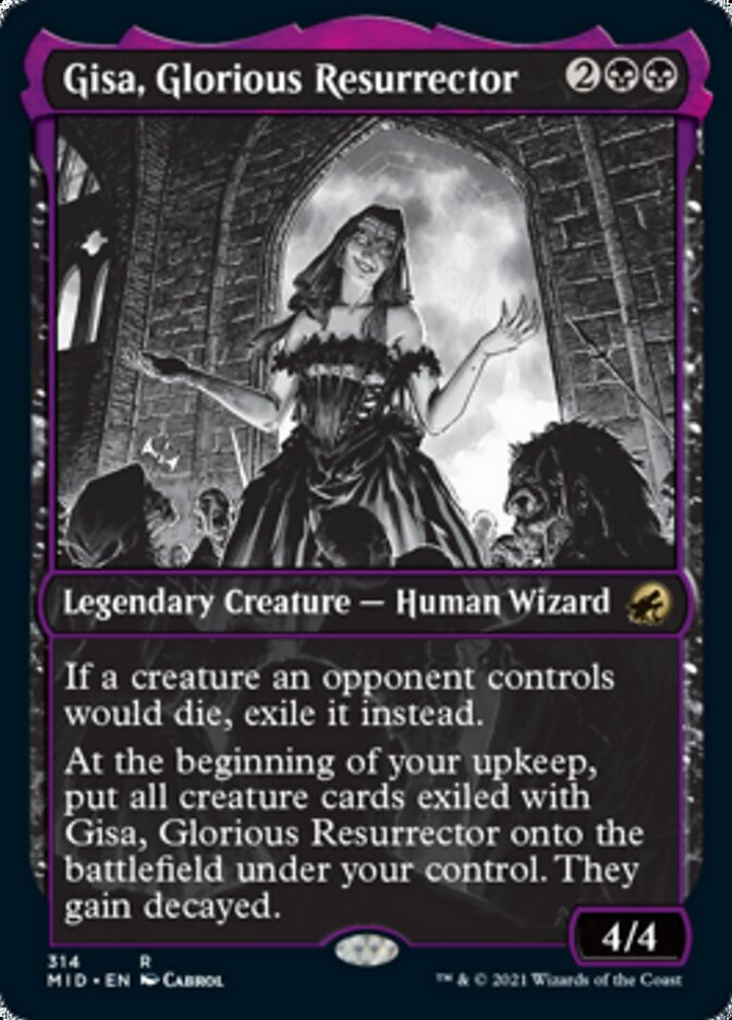 Gisa, Glorious Resurrector (Showcase Eternal Night) [Innistrad: Midnight Hunt] | Event Horizon Hobbies CA