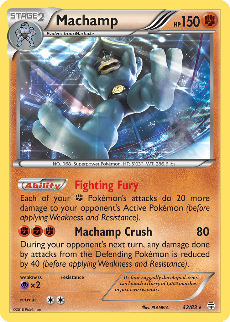 Machamp (42/83) [XY: Generations] | Event Horizon Hobbies CA