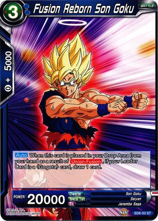 Fusion Reborn Son Goku (Starter Deck - Resurrected Fusion) (SD6-03) [Miraculous Revival] | Event Horizon Hobbies CA