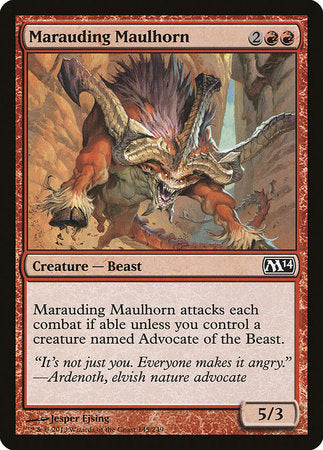 Marauding Maulhorn [Magic 2014] | Event Horizon Hobbies CA