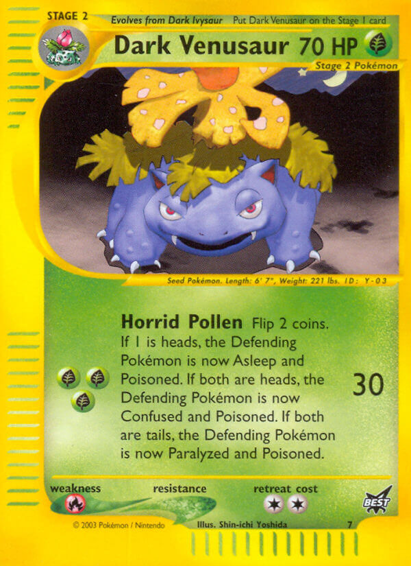 Dark Venusaur (7) [Best of Promos] | Event Horizon Hobbies CA