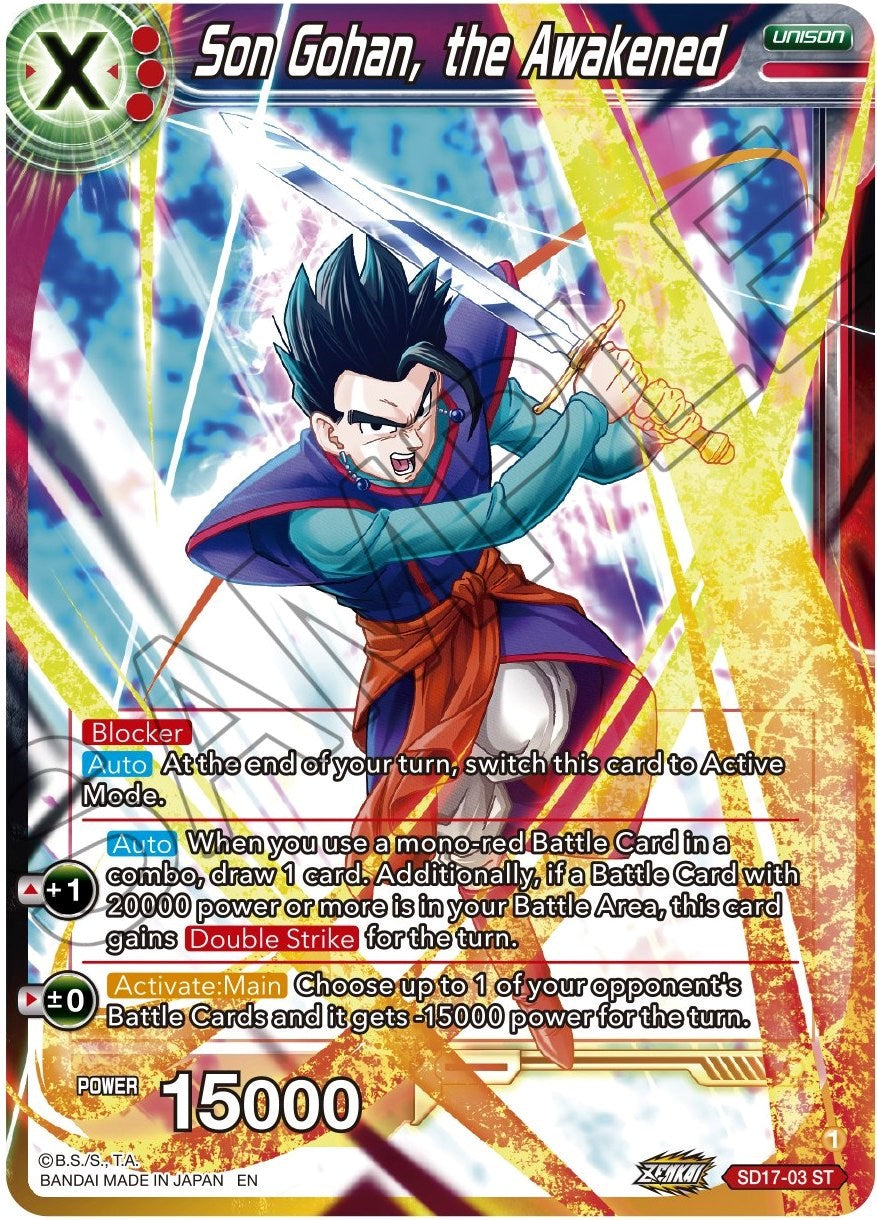 Son Gohan, the Awakened (SD17-03) [Dawn of the Z-Legends] | Event Horizon Hobbies CA