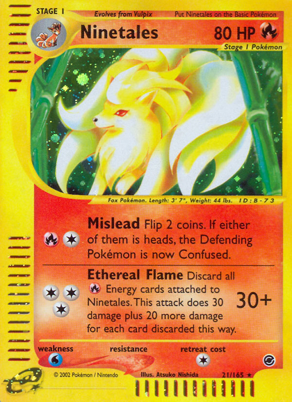 Ninetales (21/165) [Expedition: Base Set] | Event Horizon Hobbies CA