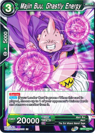 Majin Buu, Ghastly Energy (BT11-070) [Vermilion Bloodline] | Event Horizon Hobbies CA