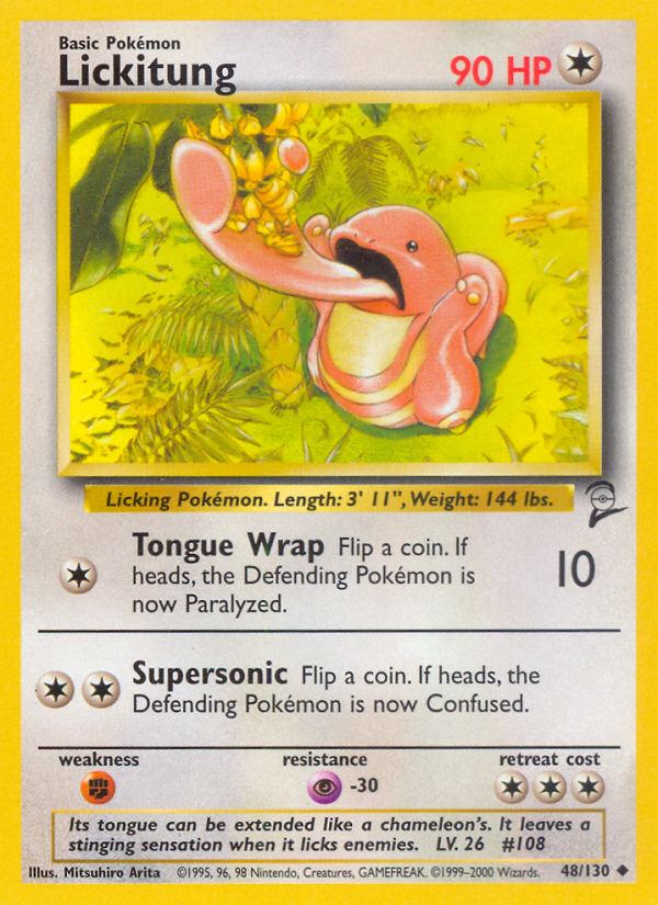 Lickitung (48/130) [Base Set 2] | Event Horizon Hobbies CA