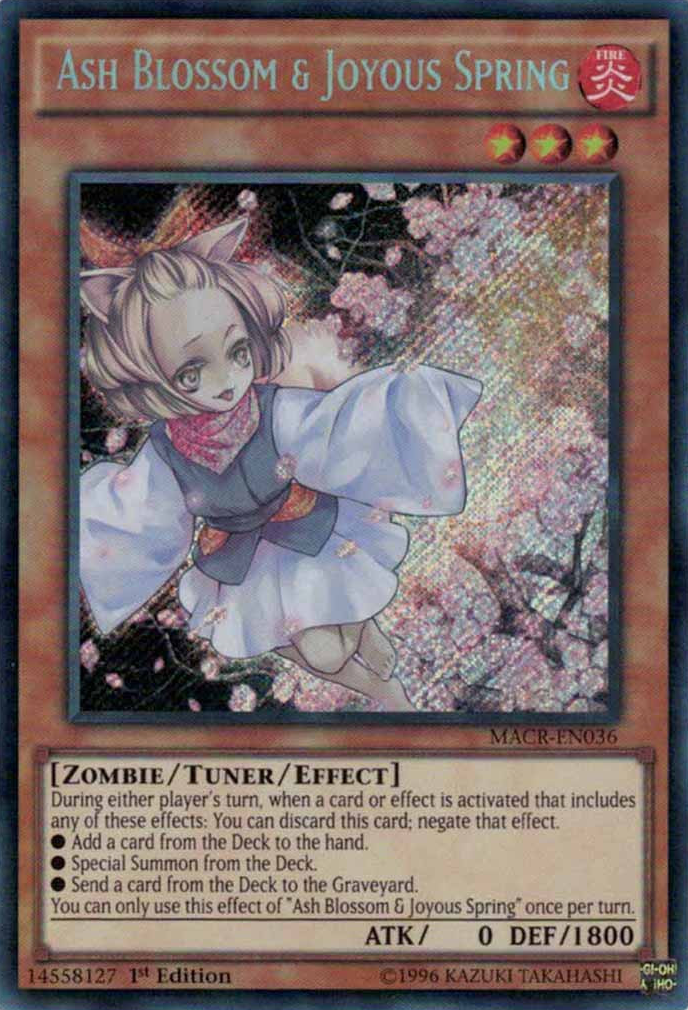 Ash Blossom & Joyous Spring [MACR-EN036] Secret Rare | Event Horizon Hobbies CA