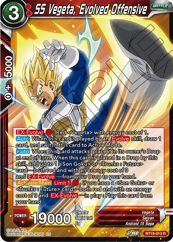 SS Vegeta, Evolved Offensive (BT19-013) [Fighter's Ambition] | Event Horizon Hobbies CA