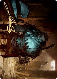 Vault Robber Art Card (Gold-Stamped Signature) [Kaldheim: Art Series] | Event Horizon Hobbies CA