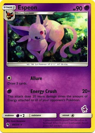 Espeon (89/214) (Mewtwo Deck) [Battle Academy 2020] | Event Horizon Hobbies CA