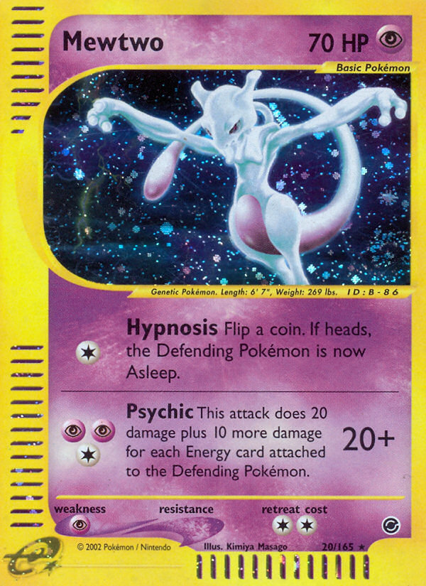 Mewtwo (20/165) [Expedition: Base Set] | Event Horizon Hobbies CA