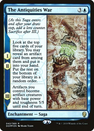 The Antiquities War [Dominaria Promos] | Event Horizon Hobbies CA