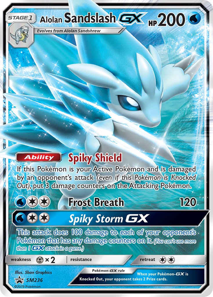 Alolan Sandslash GX (SM236) [Sun & Moon: Black Star Promos] | Event Horizon Hobbies CA