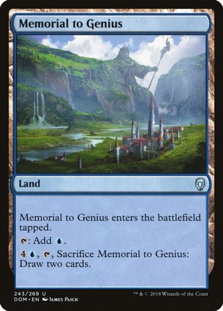 Memorial to Genius [Dominaria] | Event Horizon Hobbies CA