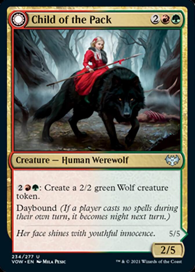 Child of the Pack // Savage Packmate [Innistrad: Crimson Vow] | Event Horizon Hobbies CA