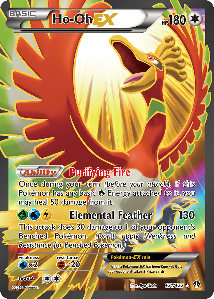 Ho-Oh EX (121/122) [XY: BREAKpoint] | Event Horizon Hobbies CA