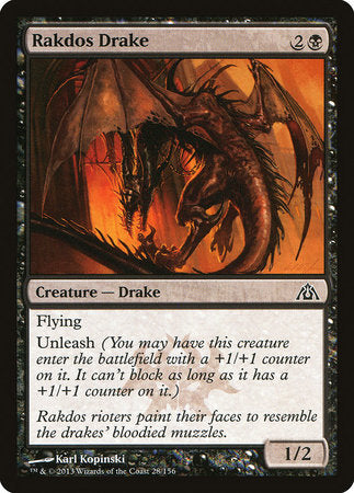 Rakdos Drake [Dragon's Maze] | Event Horizon Hobbies CA