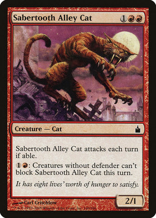 Sabertooth Alley Cat [Ravnica: City of Guilds] | Event Horizon Hobbies CA