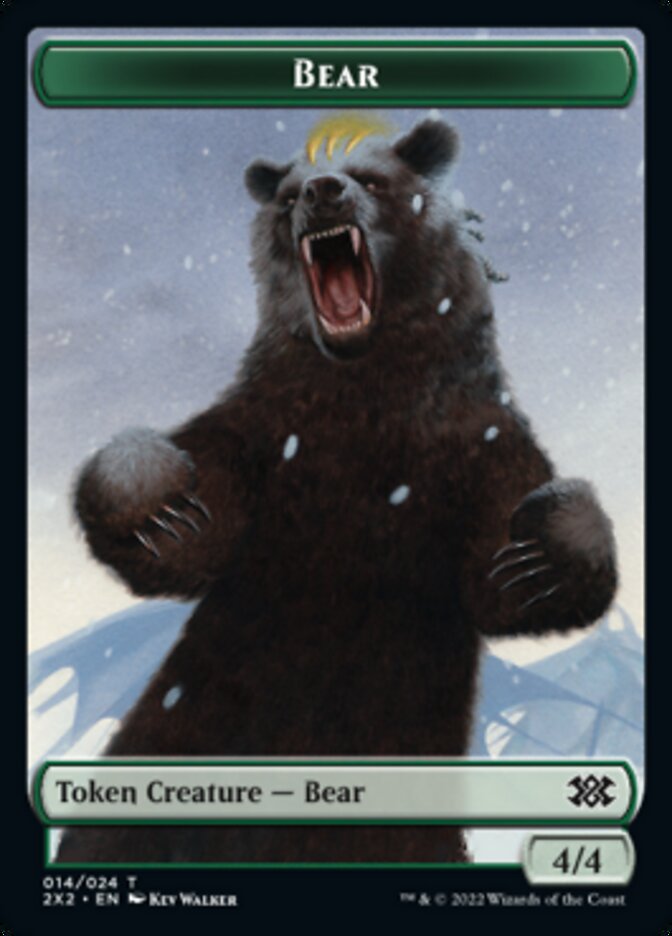 Bear // Angel Double-sided Token [Double Masters 2022 Tokens] | Event Horizon Hobbies CA