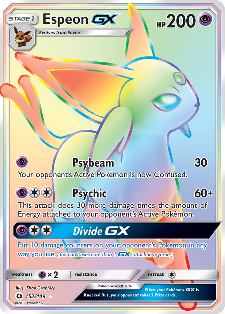 Espeon GX (152/149) [Sun & Moon: Base Set] | Event Horizon Hobbies CA