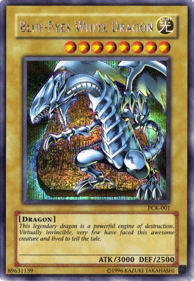 Blue-Eyes White Dragon (Power of Chaos: Kaiba the Revenge) [PCK-001] Secret Rare | Event Horizon Hobbies CA