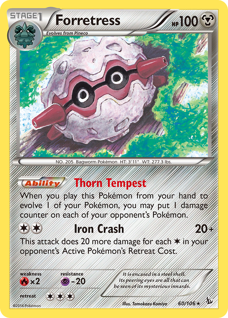 Forretress (60/106) [XY: Flashfire] | Event Horizon Hobbies CA