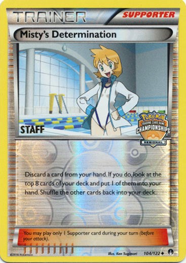 Misty's Determination (104/122) (Regional Championship Promo Staff) [XY: BREAKpoint] | Event Horizon Hobbies CA