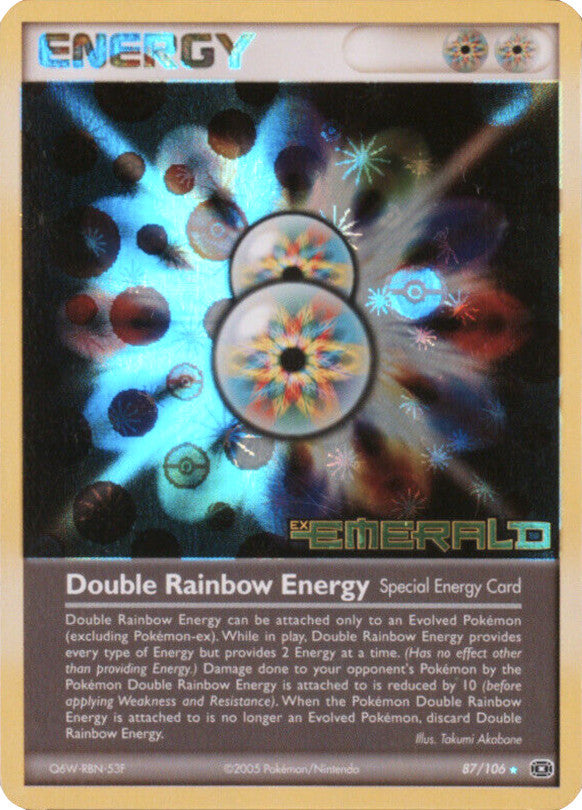 Double Rainbow Energy (87/106) (Stamped) [EX: Emerald] | Event Horizon Hobbies CA