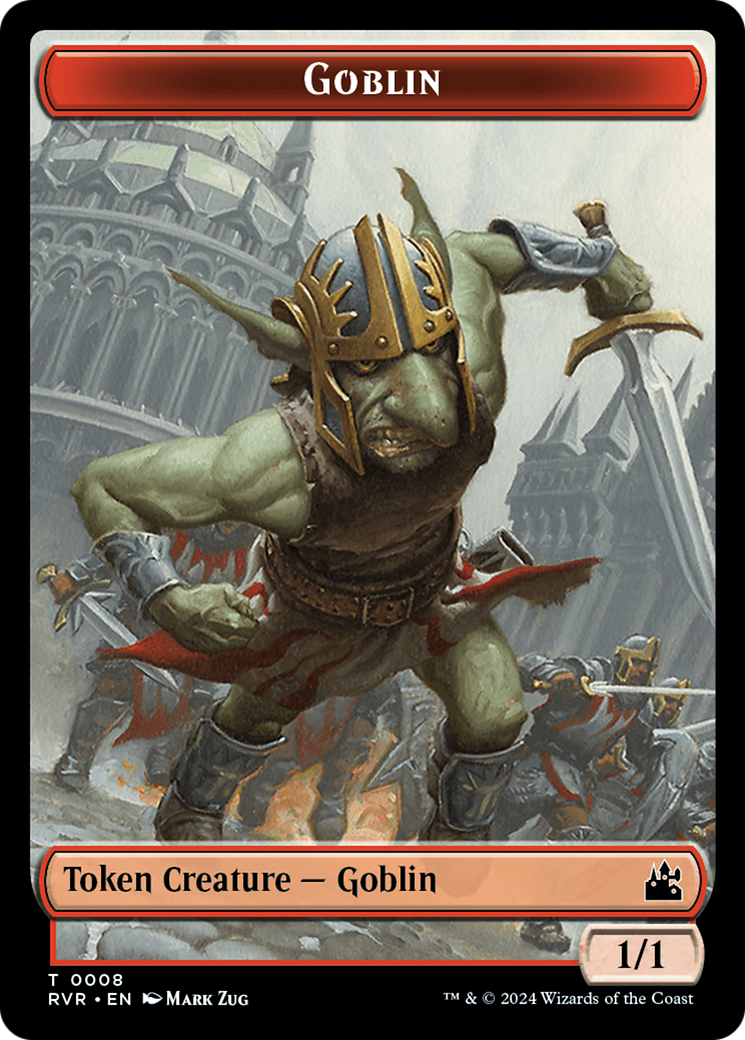 Goblin (0008) // Zombie Double-Sided Token [Ravnica Remastered Tokens] | Event Horizon Hobbies CA