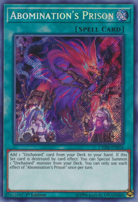 Abomination's Prison [CHIM-EN054] Secret Rare | Event Horizon Hobbies CA