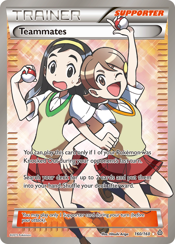 Teammates (160/160) [XY: Primal Clash] | Event Horizon Hobbies CA