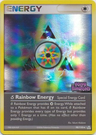 Rainbow Energy (98/110) (Delta Species) (Stamped) [EX: Holon Phantoms] | Event Horizon Hobbies CA