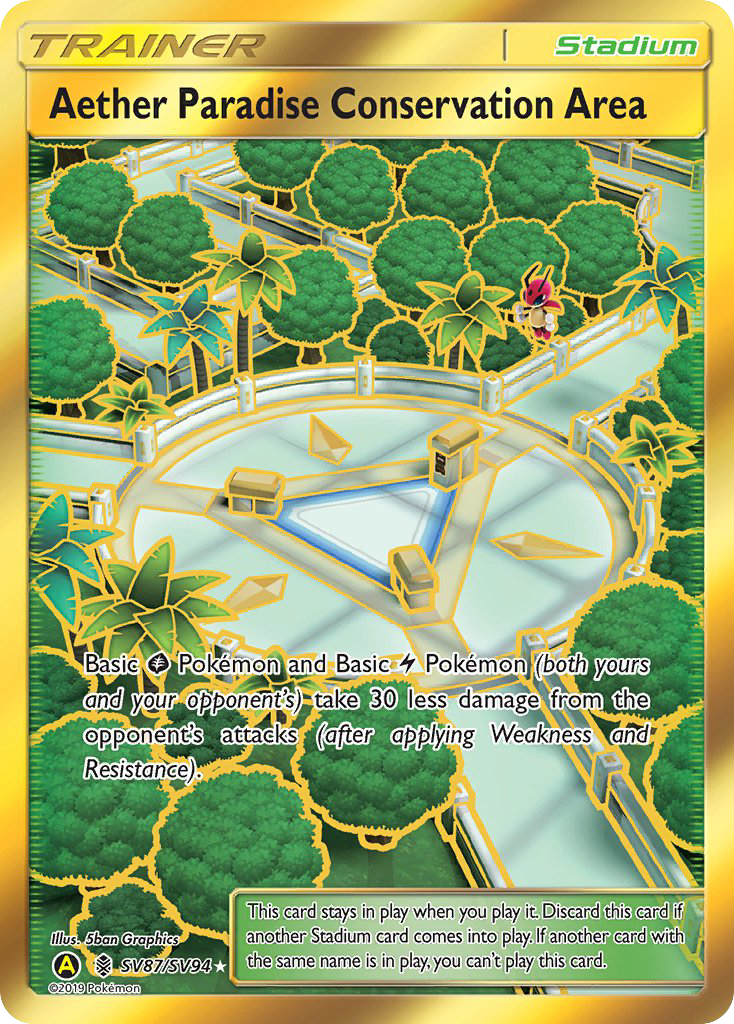 Aether Paradise Conservation Area (SV87/SV94) [Sun & Moon: Hidden Fates - Shiny Vault] | Event Horizon Hobbies CA