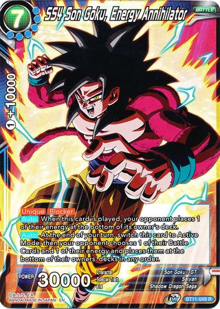 SS4 Son Goku, Energy Annihilator (BT11-049) [Vermilion Bloodline 2nd Edition] | Event Horizon Hobbies CA