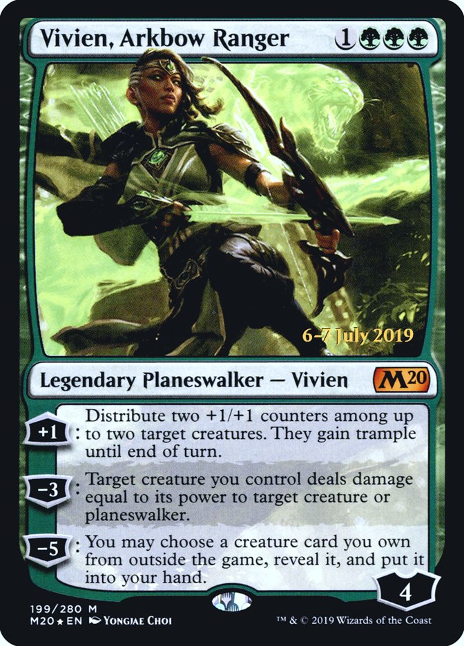 Vivien, Arkbow Ranger  [Core Set 2020 Prerelease Promos] | Event Horizon Hobbies CA