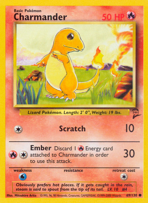 Charmander (69/130) [Base Set 2] | Event Horizon Hobbies CA