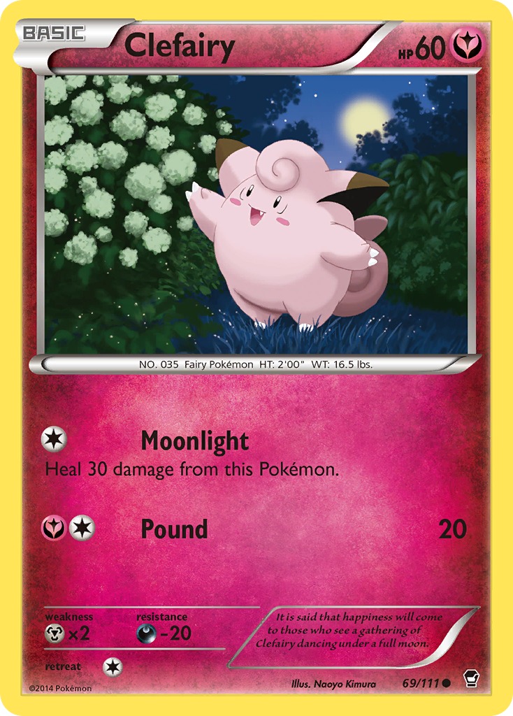 Clefairy (69/111) [XY: Furious Fists] | Event Horizon Hobbies CA