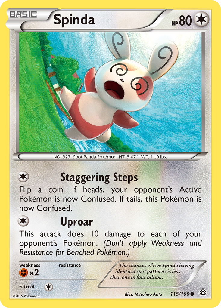 Spinda (115/160) [XY: Primal Clash] | Event Horizon Hobbies CA