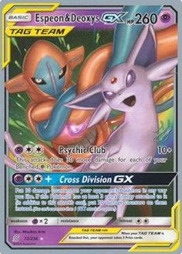 Espeon & Deoxys GX (72/236) (Perfection - Henry Brand) [World Championships 2019] | Event Horizon Hobbies CA