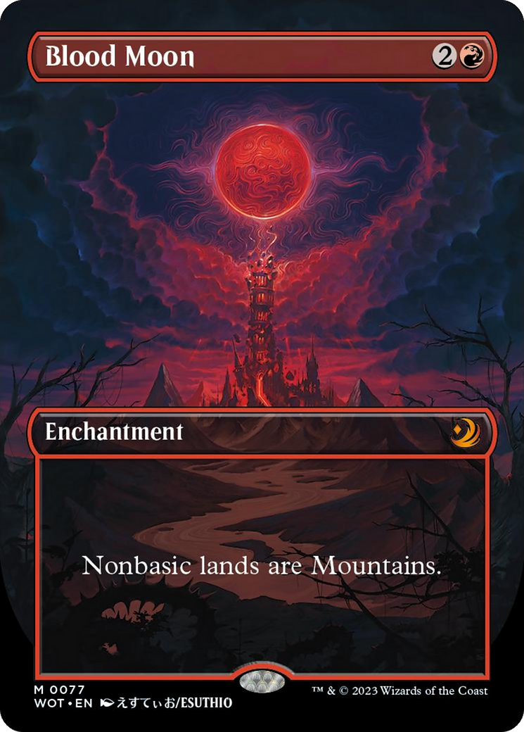 Blood Moon (Anime Borderless) [Wilds of Eldraine: Enchanting Tales] | Event Horizon Hobbies CA