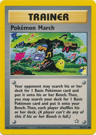 Pokemon March (102/111) [Neo Genesis Unlimited] | Event Horizon Hobbies CA