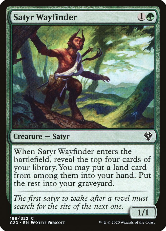 Satyr Wayfinder [Commander 2020]