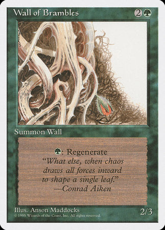 Wall of Brambles [Fourth Edition] | Event Horizon Hobbies CA