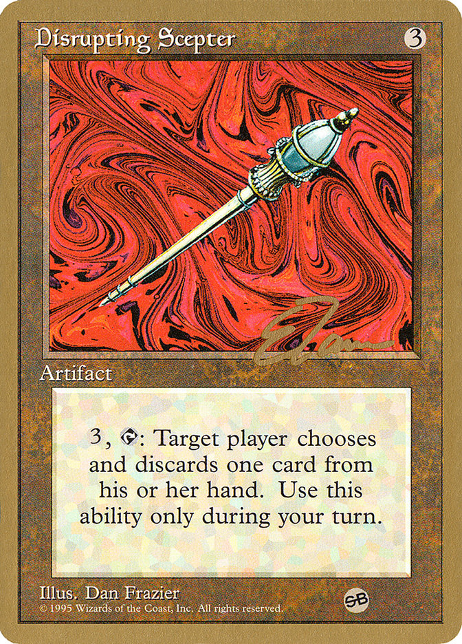 Disrupting Scepter (Eric Tam) (SB) [Pro Tour Collector Set] | Event Horizon Hobbies CA